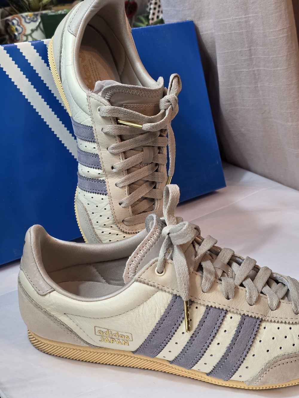 adidas Women's Japan Cream Silver Violet JI2664